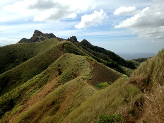 The famous scenic trail of Mt. Batulao